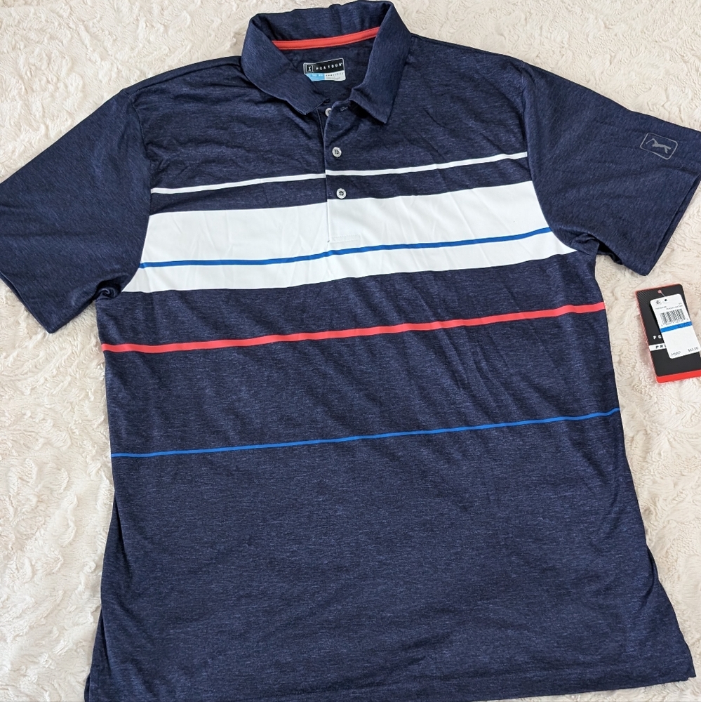 NWT PGA tour men's golf shirt size XL